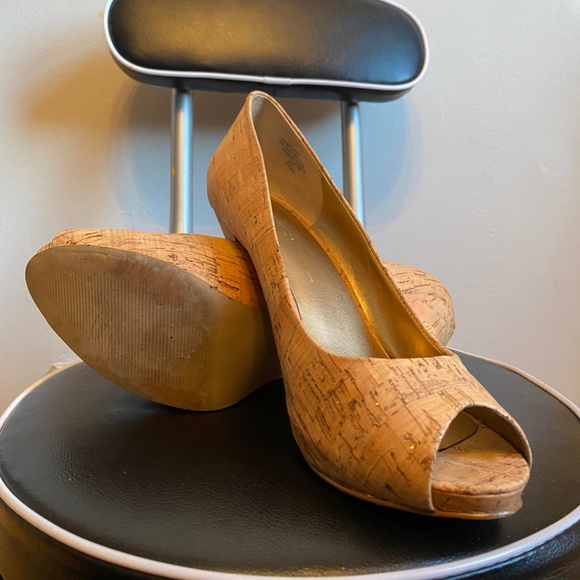 NineWest - Open Toe Stiletto Heels - Picture 3 of 4